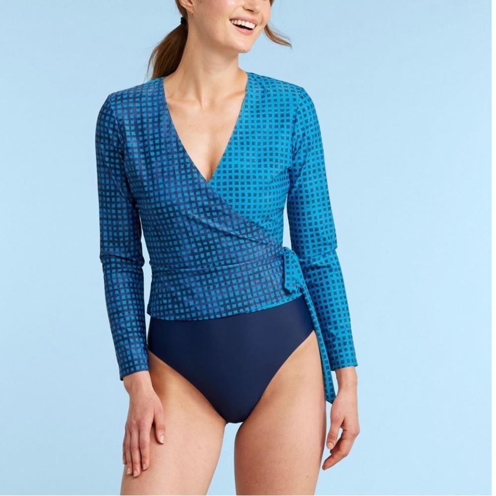 L.L.Bean x Summersalt The Perfect Wrap Long Sleeve Cover-Up Size SMALL NWT